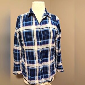 Ardene Plaid Button Down Shirt